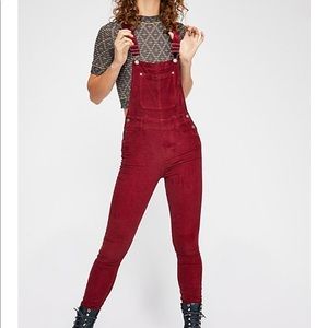 Free People Corduroy Overall (slim ankle)